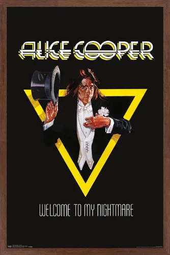 Miniatura 15 de Trends International Alice Cooper - Póster de pared de bienvenida, 14.725 x 22.375 pulgadas, versión enmarcada de madera de granero
