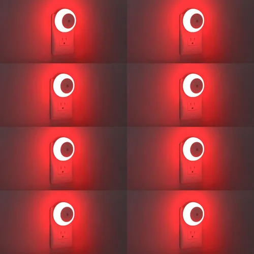 Miniatura 14 de fesnne Luz Nocturna, Luces Nocturnas Enchufables en la Pared, Sensor de Atardecer a Amanecer, Luz Nocturna LED Rosa 0.5W, Juego de 2 Luces Nocturnas