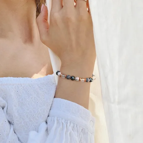 Miniatura 6 de GolbalJew Pulsera curativa para mujer, pulseras de cuentas de ansiedad, joyería de piedra curativa, pulsera de cristal para aliviar el estrés