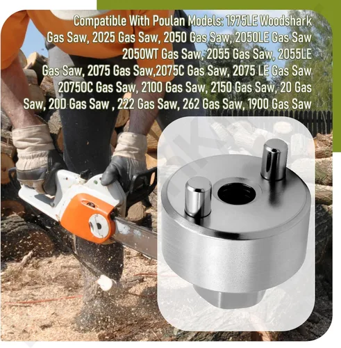 Miniatura 6 de 530031116 Herramienta de extracción de embrague para motosierras Husqvarna Craftsman Poulan Pro 2700, 2800, 3000, 3100, PP285, PP305, PP330