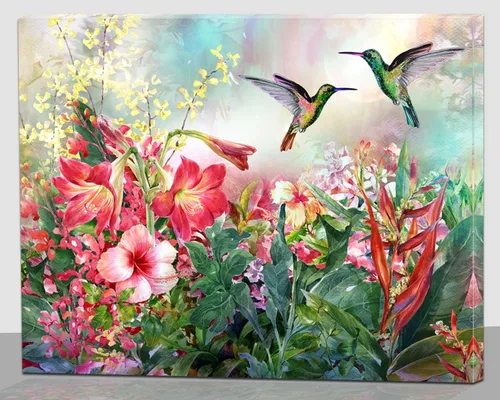 Miniatura 14 de alottagifts Impresión de Arte en Lienzo Iluminado de la Natividad para Pared 16" x 12" Con Temporizador Impresión de Arte en Lienzo LED para Pared