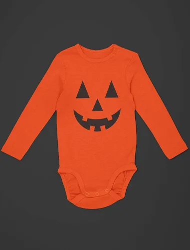 Miniatura 4 de Tstars Cute Little Pumpkin Outfit Halloween Infant Jack O' Lantern Baby Bodysuit