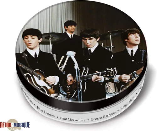 Miniatura 3 de Juego de 8 posavasos de vinilo de The Beatles con abridor magnético de botellas, bonitos posavasos de música, regalos de bar para hombres y mujeres