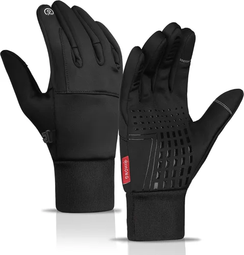 Guantes de invierno con pantalla táctil para hombres y mujeres, para correr, ciclismo, conducción, guantes cálidos en clima frío para ciclismo,