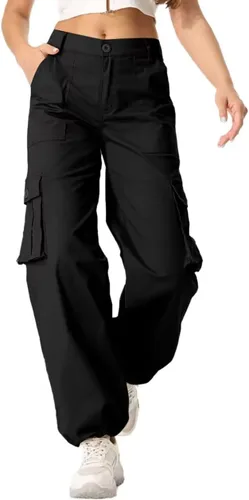 Pantalones cargo para mujer, de secado rápido, informales, militares, militares, camuflaje, combate, trabajo, pantalones casuales con bolsillos