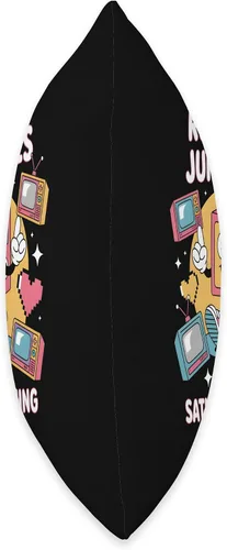 Miniatura 2 de Juice Boxes & Cartoons – Retro Nostalgia for 90s Kids Throw Pillow