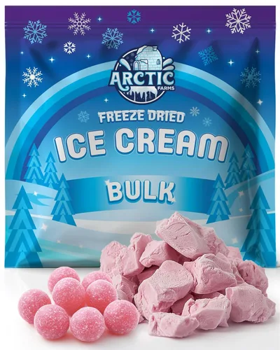 Miniatura 25 de Arctic Farms Trozos de Helado Liofilizado a Granel - No se Derrite (Mantequilla de Maní) (1 libra)