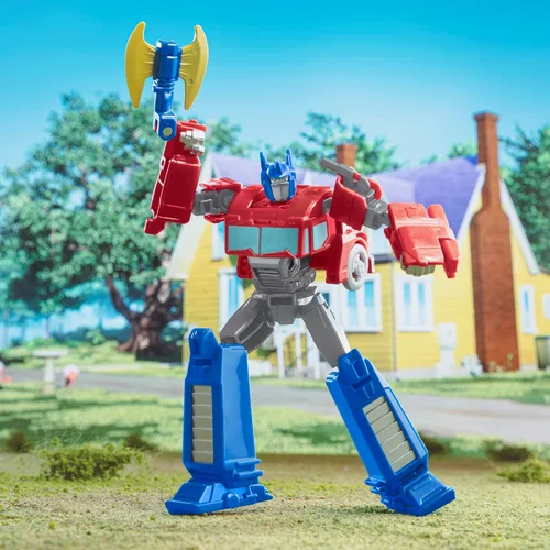 Miniatura 6 de Transformers Toys EarthSpark Warrior Class Optimus Prime figura de acción, 5 pulgadas, juguetes robot para niños a partir de 6 años