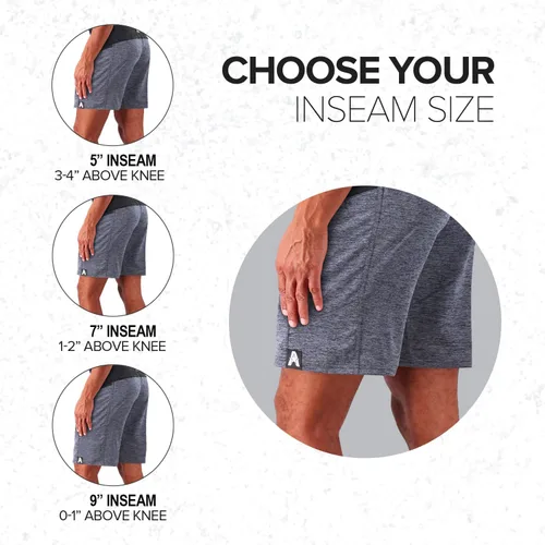 Miniatura 5 de Anthem Athletics Hyperflex - Pantalones cortos de 7 pulgadas para hombre, para cross-training, entrenamiento y gimnasio