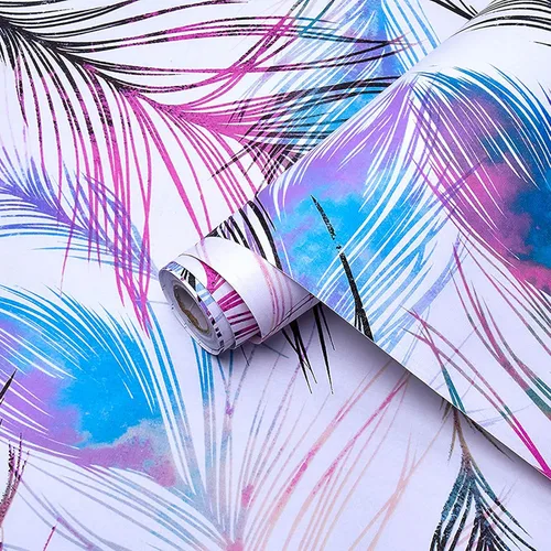 Miniatura 6 de F1689 - Papel tapiz autoadhesivo de 17.7 pulgadas x 9.8 pies, papel de pared autoadhesivo de vinilo autoadhesivo de 17.7 pulgadas x 9.8 pies