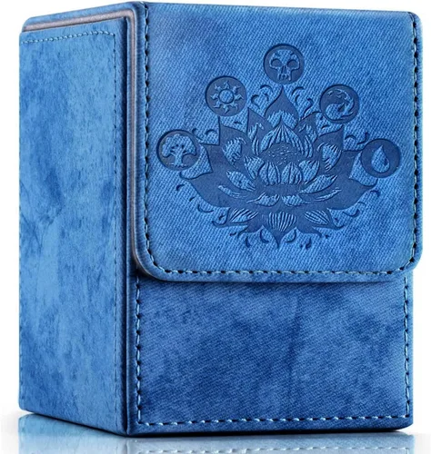 Miniatura 12 de PROMAXIBINDER MTG Commander - Caja de baraja con 2 divisores, se adapta a más de 100 tarjetas de una sola funda, caja de cubierta mágica de imán