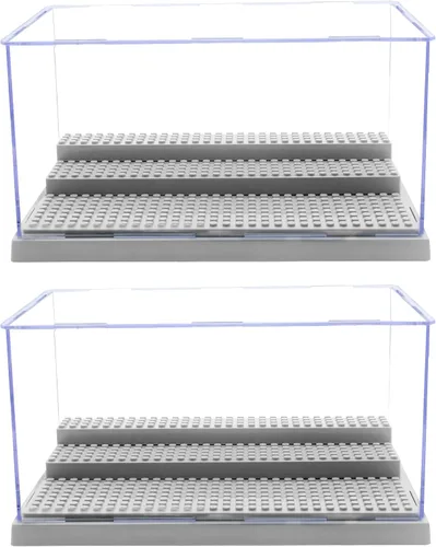 Miniatura 18 de Caja de exhibición de minifiguras de acrílico apilable, caja de exhibición de figuras de acción y bloques, caja de exhibición transparente a prueba