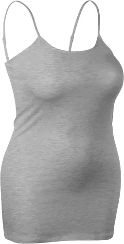 Miniatura 165 de Emmalise Camisola larga casual básica para mujer, con tirantes ajustables, top en capas
