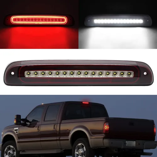 R&F Auto lámpara de parada LED estroboscópica de montaje alto compatible con F-250 F-350 F-450 F-550 Super Duty (1999-2016), para Ranger (1993-2011)