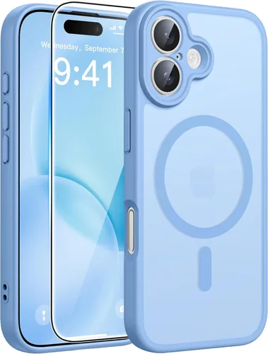 Miniatura 182 de FNTCASE - Funda para iPhone 16 Pro: magnética, mate, translúcida, de grado militar, protectora contra caídas, resistente, fina, duradera y a prueba