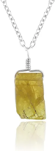 Colgante delicado de piedras preciosas naturales crudas, collar de piedras ásperas surtidas, hecho a mano, joyería hipoalergénica bohemia para
