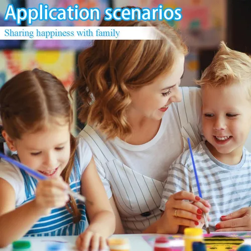Miniatura 3 de UMOART Pintura enmarcada por números para niños, paquete de 4 pinturas por números para niños de 4 a 8 a 12 años, kits de pintura por números