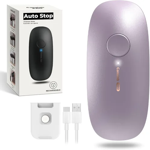 Miniatura 10 de Canslab Ultrablde (versión básica) - Abrelatas eléctrico recargable para cocina para personas mayores con artritis, abrelatas de batería USB