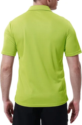 Miniatura 4 de Rdruko Polo para hombre, manga corta, secado rápido, para exteriores, golf, deportes, con bolsillo