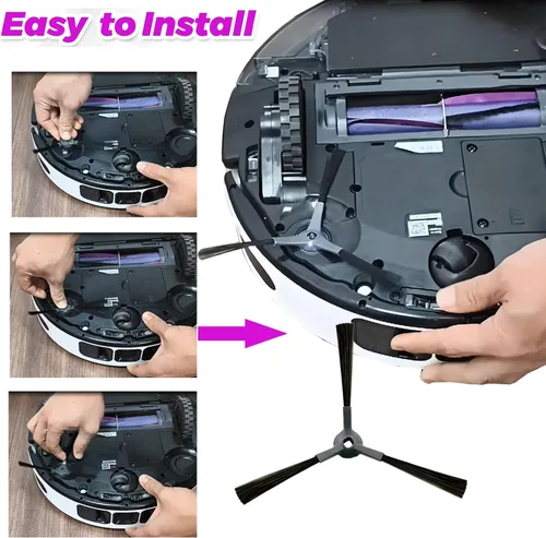 Miniatura 5 de Cepillos laterales mejorados de repuesto para Shark IQ R101AE RV1000 RV1001AE AV912S AV911S AV970 AV993 AV1010AE AV1002AE, cepillo lateral