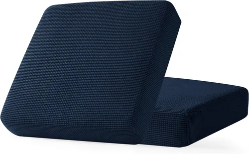 Miniatura 40 de CHUN YI - Funda elástica de cojín para sofá biplaza, funda de asiento de sofá con tela jacquard de elastano (mediana, color marfil blanco)