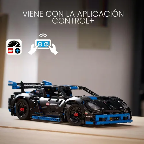 Miniatura 3 de LEGO Technic Porsche GT4 e-Performance - Coche de carreras de juguete, auto a control remoto con detalles auténticos, modelo interactivo Porsche