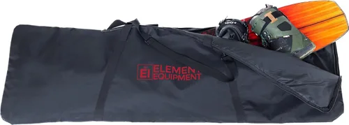 Miniatura 8 de Element Equipment Bolsa acolchada para snowboard, bolsa de viaje para snowboard Negro/Rojo