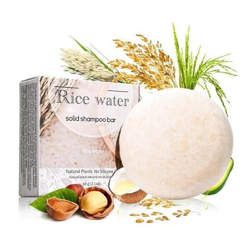 Miniatura 5 de Barra de champú de miel para limpieza profunda, hidratación e hidratación del cabello seco, jabón sólido natural para cabello con extracto de miel