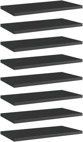 Miniatura 11 de Tableros de estantería 8 piezas, tablones de repuesto para estantería, estante de madera, estante de melamina, madera sin terminar, para renovar