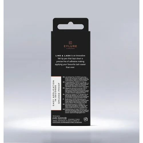 Miniatura 8 de Eylure Line & Lash - Delineador de ojos adhesivo 2 en 1, color negro
