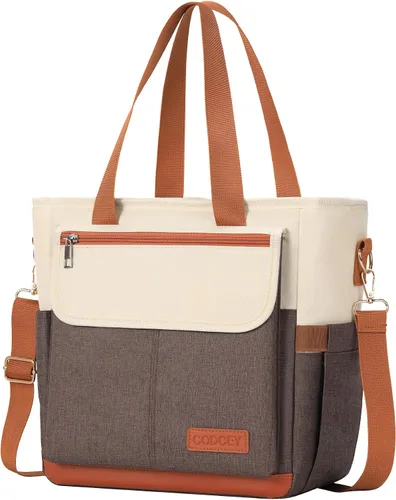 Miniatura 8 de Lonchera Bolsa de Almuerzo para Mujeres, Bolsa Térmica de Almuerzo a Prueba de Fugas para Mujeres, Bolsas Grandes de Almuerzo Tipo Tote para Adultos