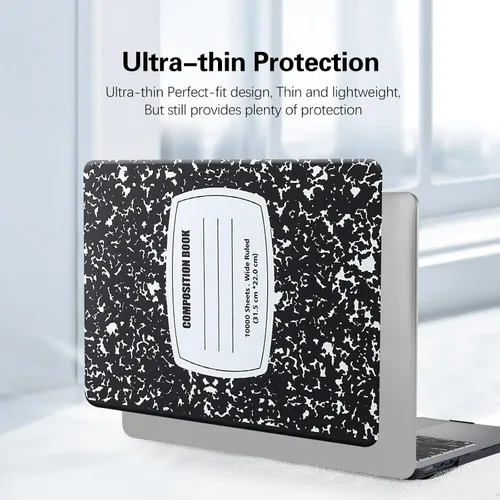 Miniatura 3 de Funut Compatible con Funda para MacBook Air de 13 Pulgadas, Funda Protectora de Plástico Duro Air 13.3 Sin Rayones Funda Rugosa