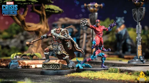 Miniatura 2 de Marvel: Crisis Protocol Klaw & M'Baku - Paquete de personajes de Wakanda's Powerhouse Duo - Juego de superhéroes de mesa, a partir de 14 años, 2