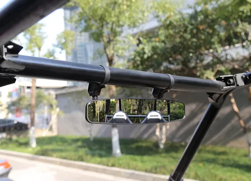Miniatura 8 de SHEJISI Espejos UTV, material de aleación de aluminio, nuevo espejo retrovisor RZR 2024 para jaula antivuelco de 1.5 a 2 pulgadas, ajustable