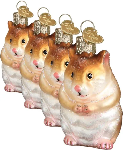 Miniatura 8 de Old World Christmas - Adorno de vidrio soplado de perezoso sonriente abrazando una rama para árbol de Navidad, decoración festiva artesanal