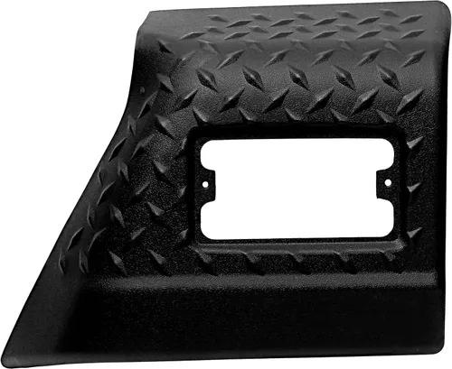 Miniatura 7 de KUAFU Guardabarros para chip de insectos, armadura frontal compatible con Jeep Wrangler TJ 1997-2006 Reemplazo para 11650.20 negro texturizado