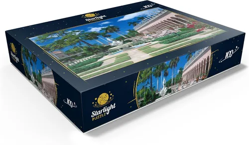 Miniatura 3 de MyPuzzle Inner Courtyard of The Ringling Museum of Art en Sarasota, Florida, Estados Unidos, rompecabezas prémium de 100 piezas para adultos