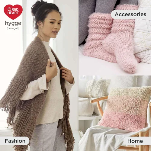 Miniatura 4 de Red Heart Hygge - Tejer y ganchillo