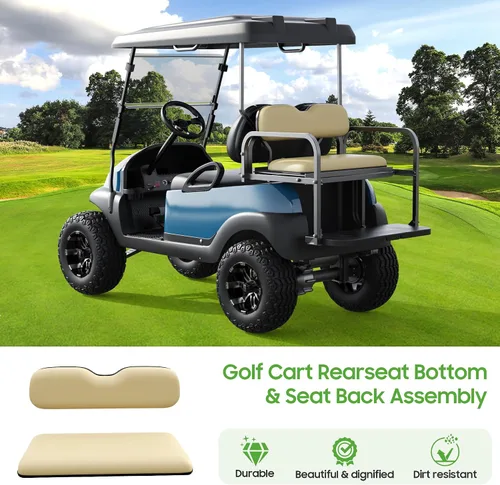Miniatura 7 de 10L0L Cojines traseros universales de repuesto para EZGO Club Car Yamaha Golf Cart Cojín asiento trasero dedicado para asientos traseros abatibles