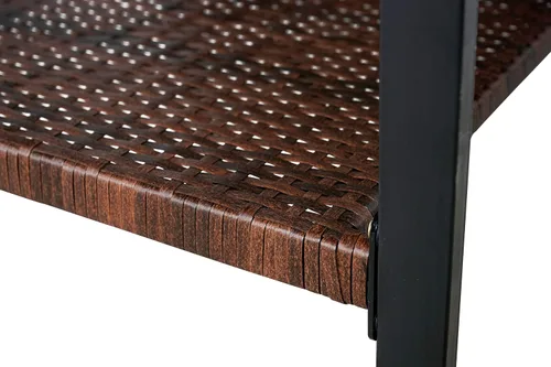 Miniatura 10 de BTEXPERT Juego de 2, juego de comedor de mimbre para patio, jardín, césped, porche, terraza, sillas de gas para interiores, sillas de ratán al aire