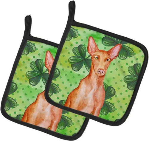 Miniatura 200 de Caroline's Treasures BB9655PTHD - Juego de soportes para ollas de cocina resistentes al calor, almohadillas calientes para horno, 7 1/2 x 7 1/2