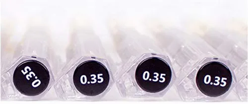 Miniatura 6 de BEMLP Bolígrafo de tinta de gel de punta extra fina de 0.014 in, color negro, para oficina japonesa, escuela, papelería, suministro, 12