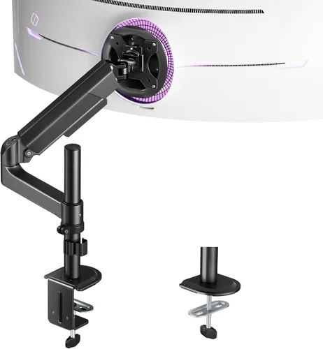Miniatura 10 de ARES WING Soporte para Monitor Dual - Brazo de Monitor Ultraancho para Pantalla Curva de Servicio Pesado de 17 a 40 Pulgadas hasta 26.4 libras