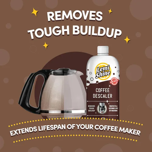 Miniatura 3 de Lemi Shine Descalcificador de café – Limpiador de cafetera de ácido cítrico de grado alimenticio para Nespresso, Keurig y más – 15 onzas