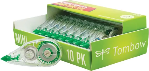 Miniatura 13 de Tombow Mono mini cinta correctora, Transparente Paquete de 10