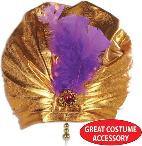 Miniatura 4 de Beistle 60669 Sombrero de sultán, talla única, dorado, Oro