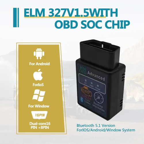 Miniatura 4 de Herramienta de diagnóstico inalámbrico Bluetooth OBD2, lector de código de vehículo para automóvil, restablecimiento de herramienta de escaneo