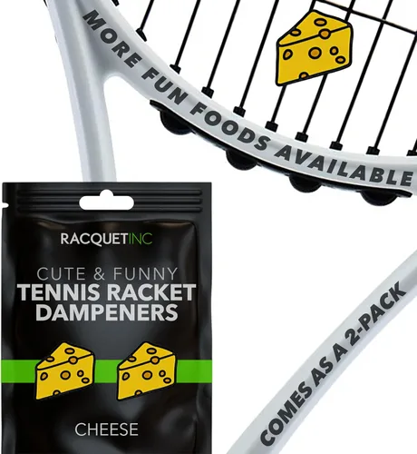 Miniatura 50 de Racquet Inc Regalos de Tenis - Amortiguadores de Vibración para Raqueta de Tenis - Absorbe Choques, Reduce la Vibración de las Cuerdas para Mejor