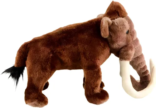 Miniatura 4 de Rhode Island Novelty Mamut lanudo prehistórico, animal de peluche de dinosaurio suave para niños, 10 pulgadas