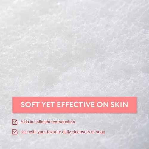 Miniatura 7 de IMPRESA Esponja Facial - Exfoliante Facial Diario de Limpieza Profunda - Almohadillas Exfoliantes Suaves para la Eliminación de la Piel Muerta